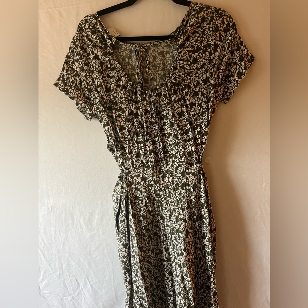NWT| A New Day Green Floral Maxi Dress SIZE MEDIUM